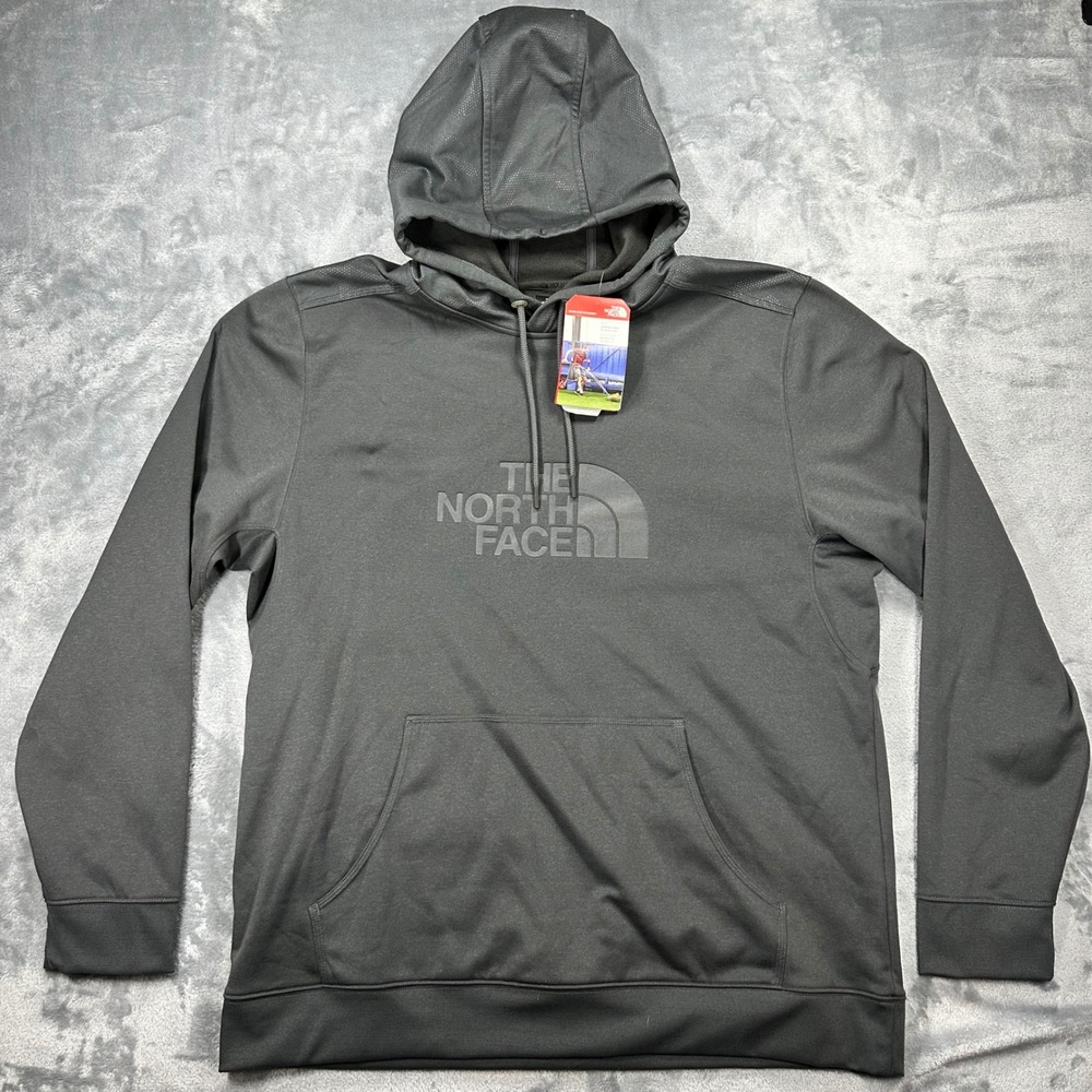 The North Face Mens Quantum Pullover Hoodie Asphalt Grey XL A6S70C5-XL